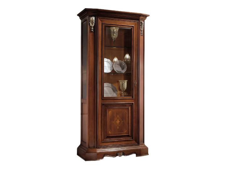 Xlmoebel Vitrine Klassische Vitrine aus Holz mit viel Stauraum für Ihr Zuhause (1-St., Vitrine) Hergestellt in Europa