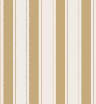 Sophie Allport Oundle Stripe Warm Honey Wallpaper - N/A