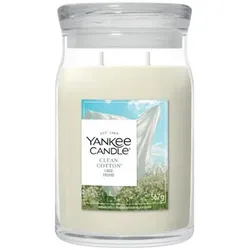 YANKEE CANDLE® Duftkerze Signature Line Large Jar Clean Cotton