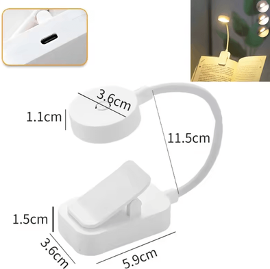 Uplift Curations Foldable LED Desk Lamp Rechargeable Mini Table Light With Touch Dimming 3 Modes Eye Protection Study Lamp mini Lamp bookmark
