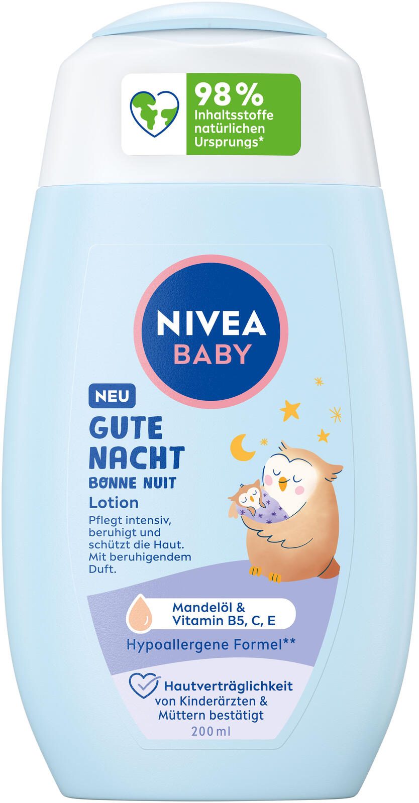 NIVEA BABY GUTE NACHT Babylotion 200,0 ml 80547