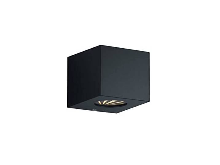 Reality Leuchten R28222632 Applique Murale d'extérieur Cordoba en Plastique avec 2 Ampoules LED 2 W Noir Mat