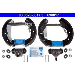 Bremsbackensatz ATE 03.0520-0817.3 für Opel Corsa A TR Kadett E CC