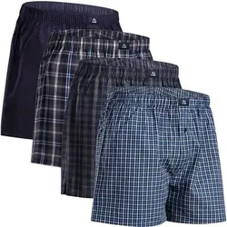 DANISH ENDURANCE Boxershorts Organic Woven, Größe M in Blau Blau