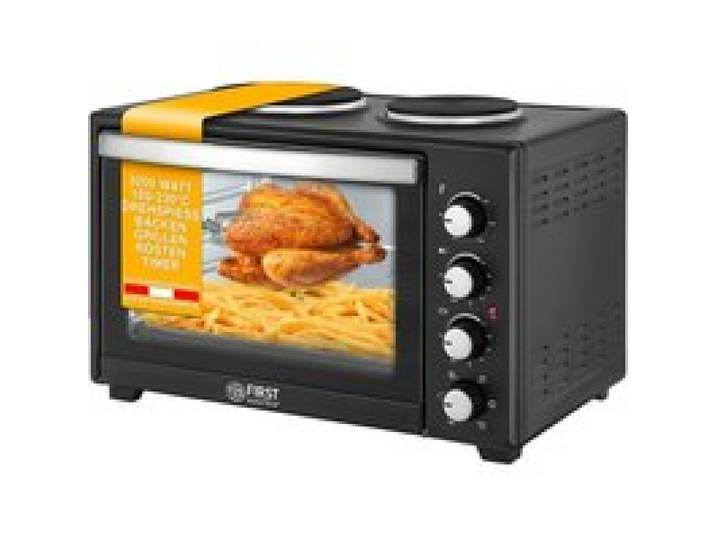 Mini Four Electrique 45L - 3200W - Four Posable à Convection avec Minuteur 0-60 min - Four avec plaques de cuisson