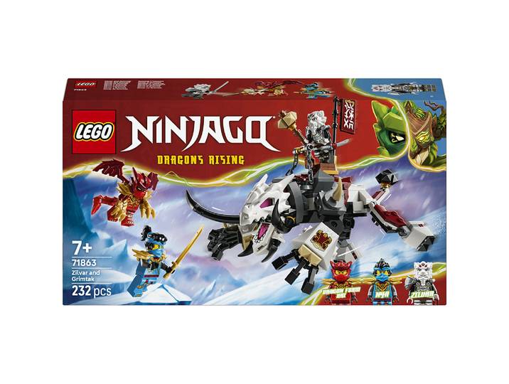 LEGO® NINJAGO - Zilvar et Grimtak la Bête Draconique - 71863
