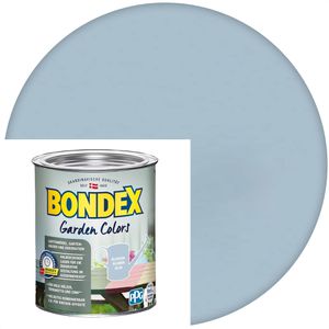 Bondex Holzfarbe Garden Colors, 0,75l, außen, wetterfest, Glockenblumen Blau
