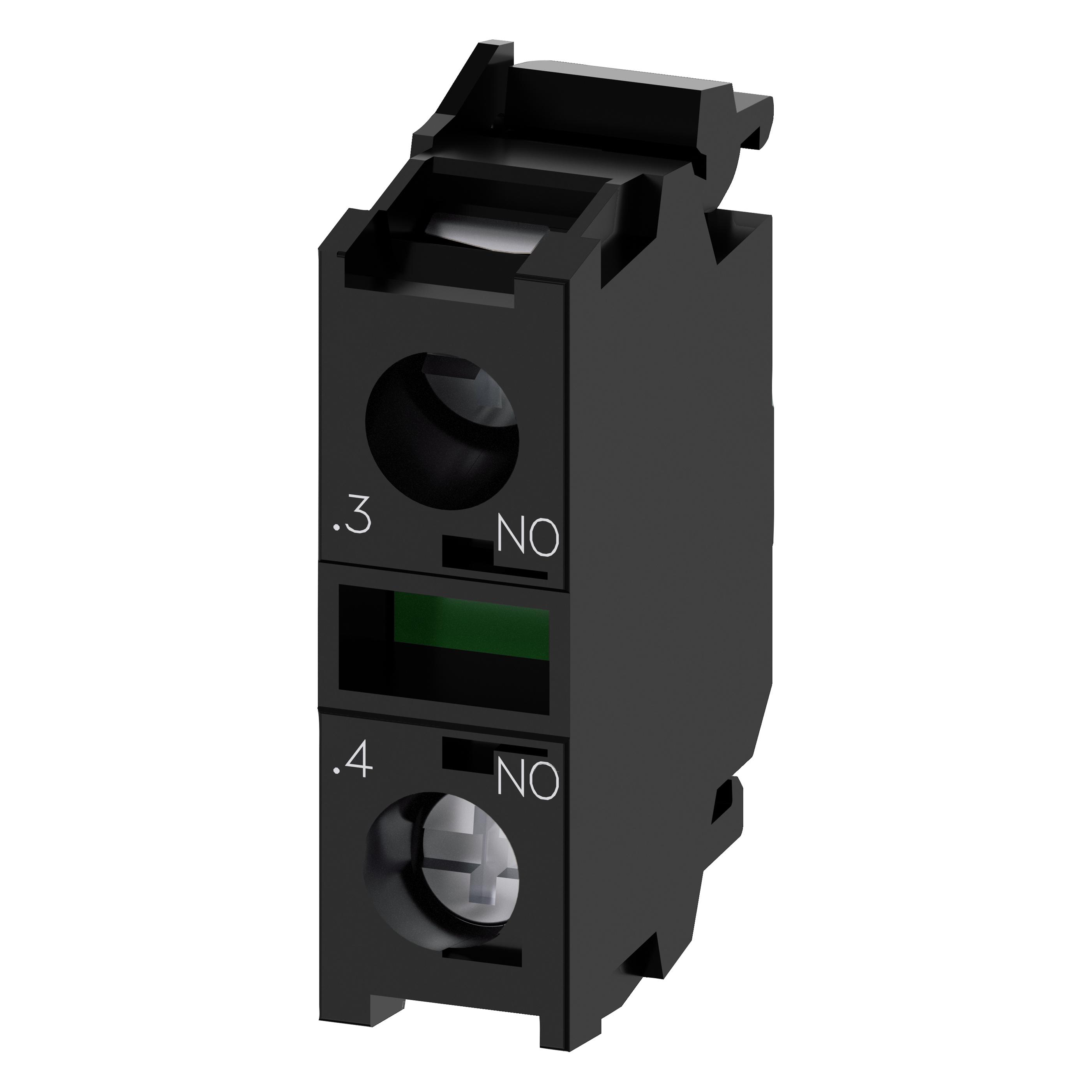 Siemens Contact Block 1NO gold contacts (3SU1400-1AA10-1LA0)