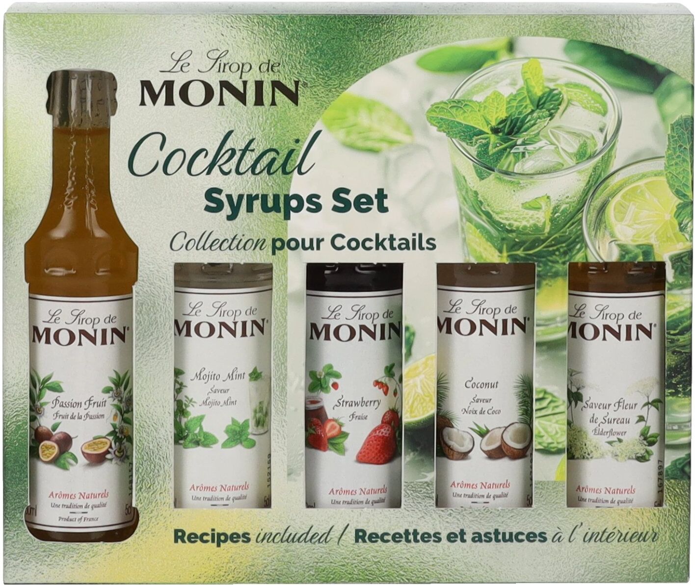 Le Sirop de Monin COCKTAIL SYRUPS SET 5x0,05l