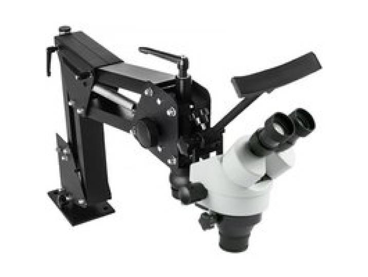 VEVOR Microscope Stéréoscopique du Microscope 7X-4.5X avec Le Double Miroir de Bras de Microscope de Bras WF10X 20MM pour Des Outils de Bijouterie