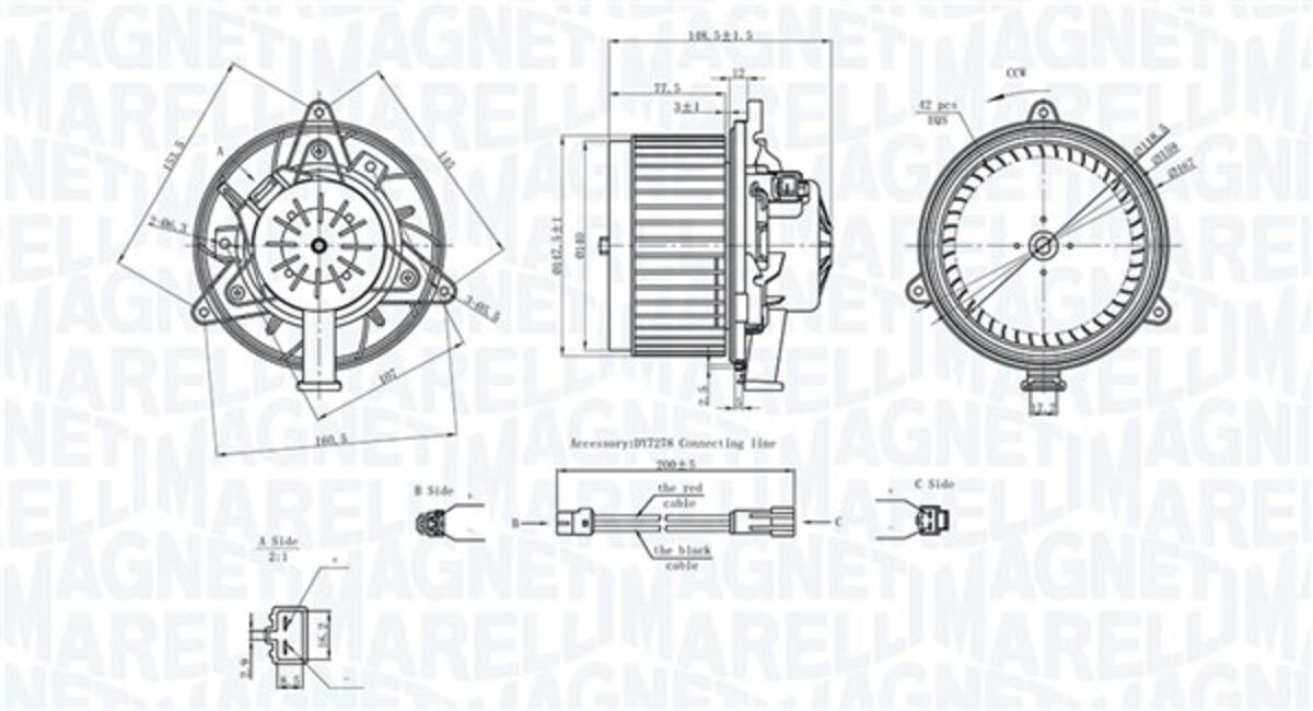 Innenraumgebläse MAGNETI MARELLI 069412742010