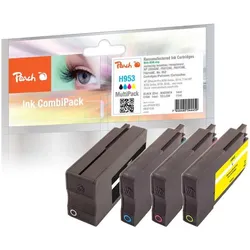Peach, Druckerpatrone, Nr.953 MultiPack REM,OEM,KOM (BK, C, M, Y)