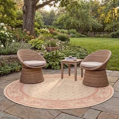 SAFAVIEH Courtyard Elayne Indoor/ Outdoor Waterproof Patio Backyard Rug