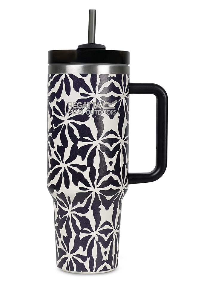 Regatta Isolierflasche in Schwarz/ Weiß - 1,2 l - onesize