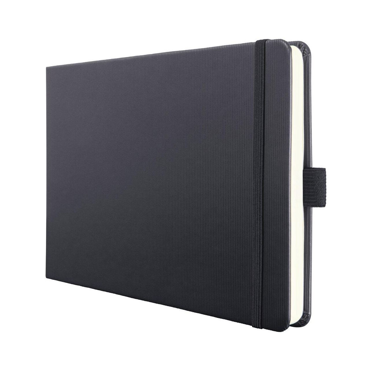 SIGEL Notizbuch Conceptum ca. DIN A5 quer punktkariert, schwarz Hardcover 132 Seiten, 1 St.