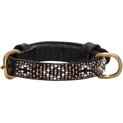 Kampuni Hundehalsbånd Ombima sort micro, 32x1,2 cm (Hund), Halsband + Leine