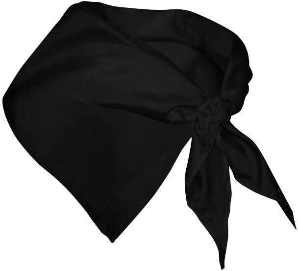 Foulard triangulaire publicitaire en polyester Festero noir UNIQUE