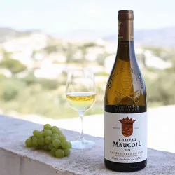 Château Maucoil Châteauneuf du Pape Blanc 2024 - Weißwein trocken - Côtes du Rhône, Frankreich