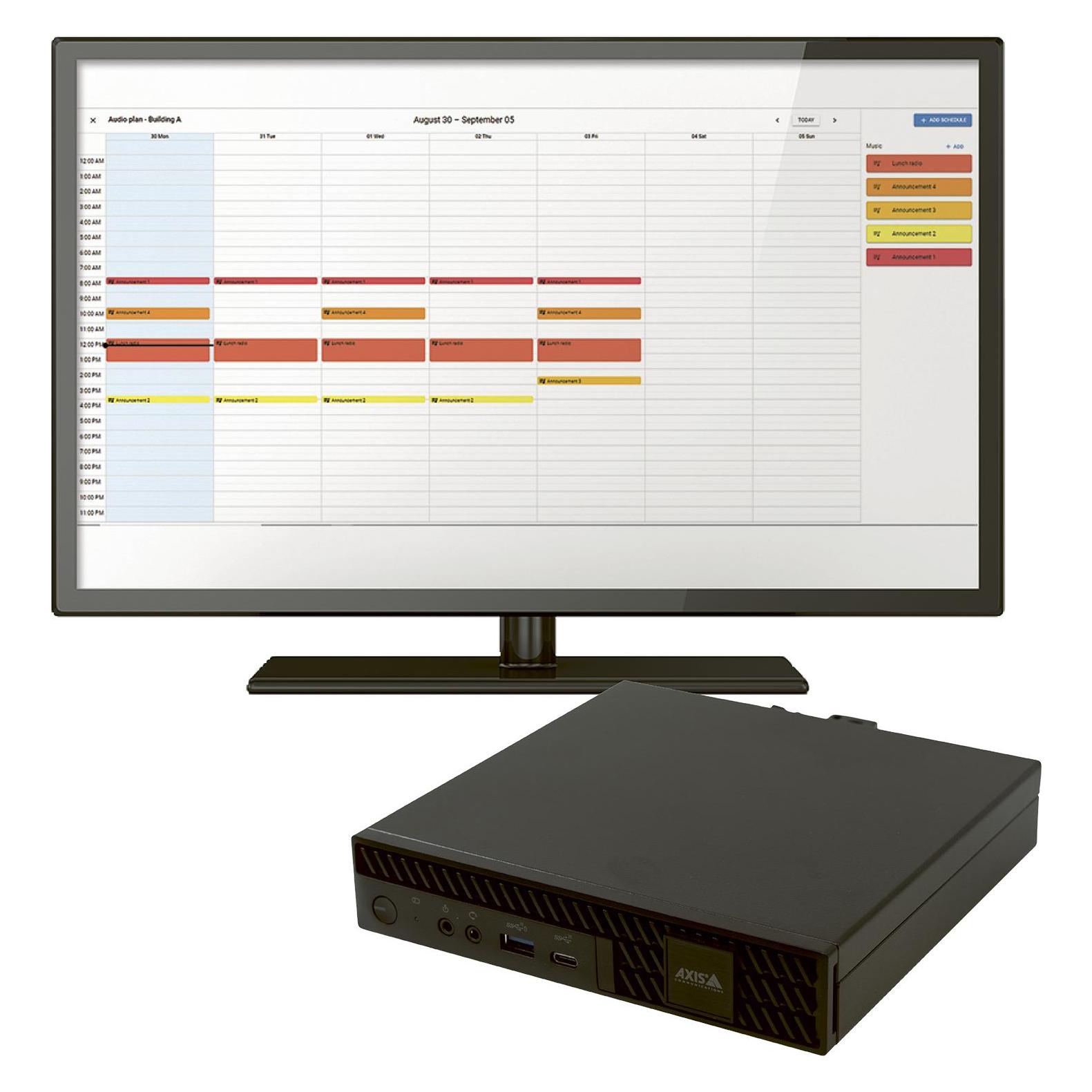 Axis C7050 MK III AUDIO MANAGER PRO (Netzwerk Videorecorder (NVR)) (02723-002)