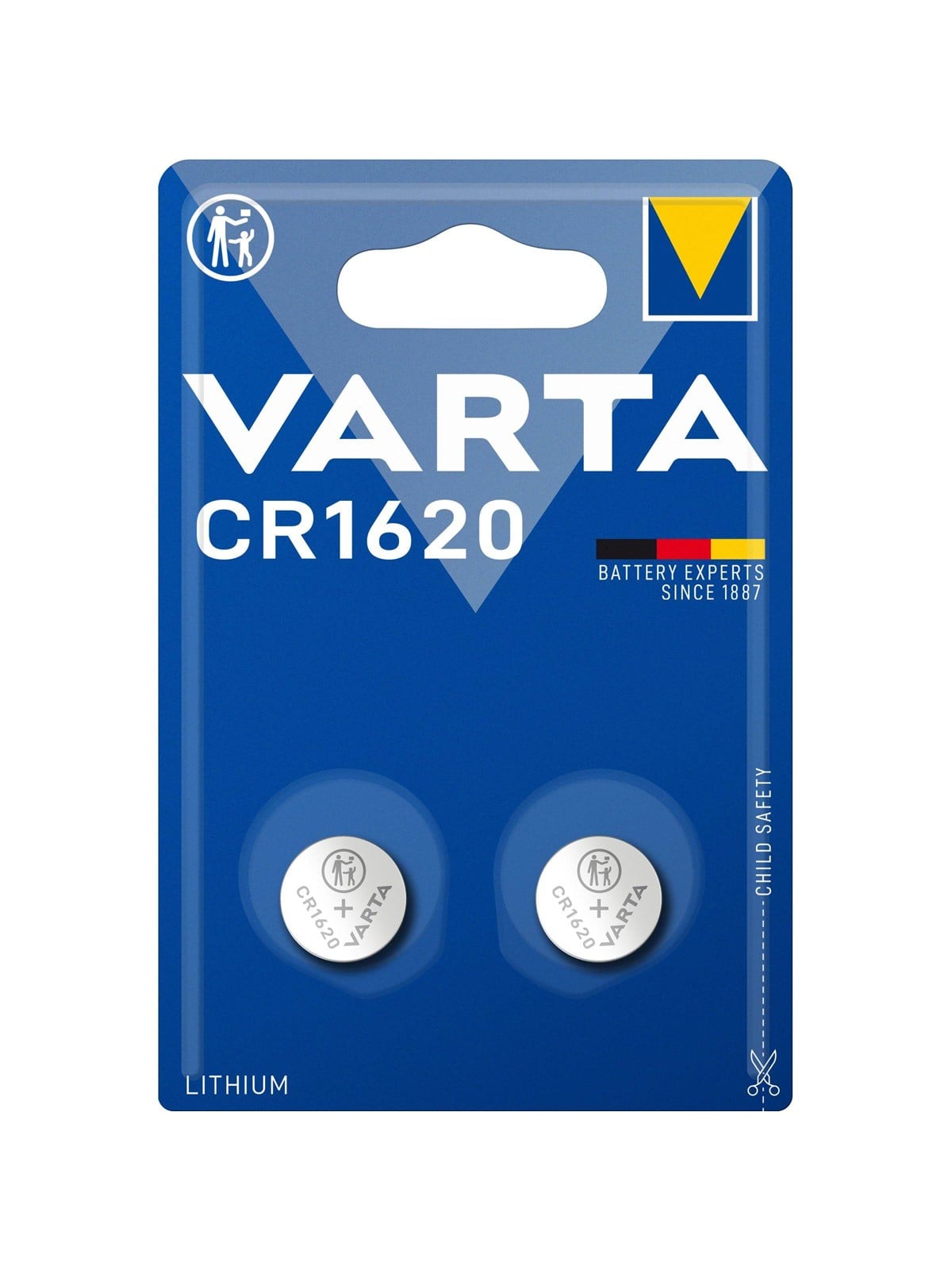 VARTA CR1620 Lithium Coin 2 Pack