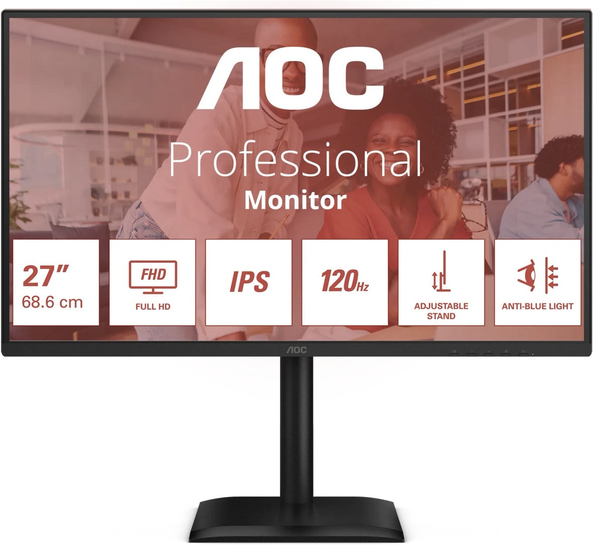 AOC 27E4U 27 Zoll Full HD IPS LED 16:9 120 Hz Office Monitor