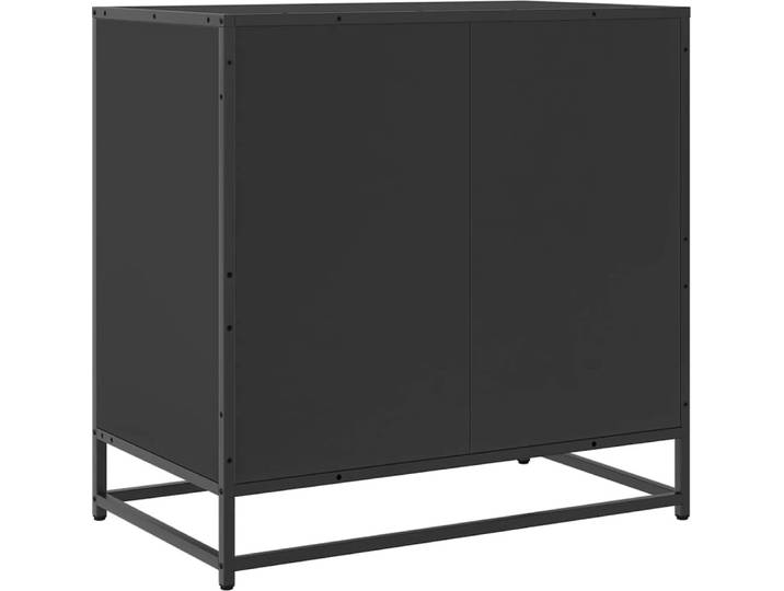 vidaXL Armoire à tiroirs noire 70x41x70 cm Bois composite