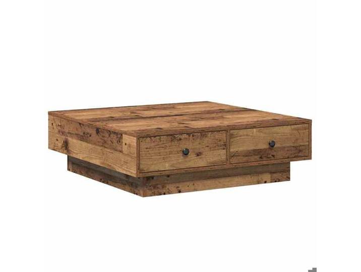 NOUVEAU Table à café - Table de salon - Table basse - Bois ancien - 90x90x28cm Bois d'ingénierie 27821