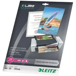 Leitz, Laminierfolie, Laminiertaschen (A4, 125 μm)