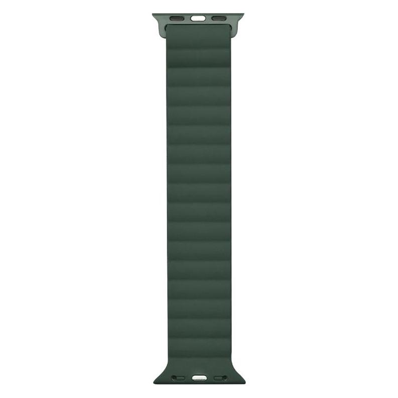 Devia Deluxe Sport 3 44/45/46 mm Sequoia / Armband für Apple Watch / Silikon / Magnetverschluss (Silikon) (6938595364860)