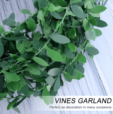 Uplift Curations GreenVibe Artificial Ivy Garland Flexible Green Leaves Vine For Wedding, DIY Headbands & Home Decor Styling GreenVibe Artificial Ivy Garland Flexible Green Leaves Vine For Wedding, DIY Headbands & Home Decor Styling