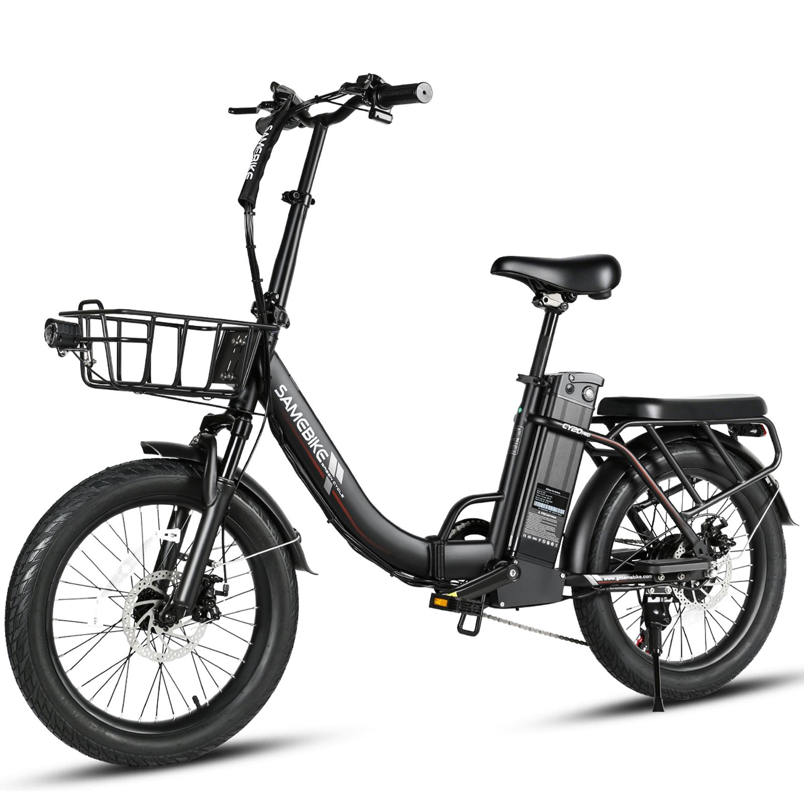 CY20 Pro-FT 20-Zoll faltbares Stadt-Pendler-Elektrofahrrad, 48 V 13 Ah, maximale Traglast 150 kg, mechanische Doppel-Scheibenbremse, schwarz