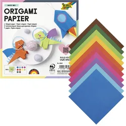 folia Faltblätter Origami mehrfarbig 500 Blatt