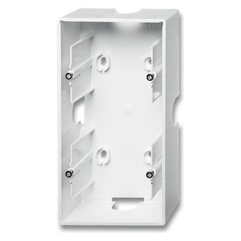ABB basic55 Unterlage, glänzend weiss, 2 Module, Lieferung ohne Rahmen (2CHP941799A0975)