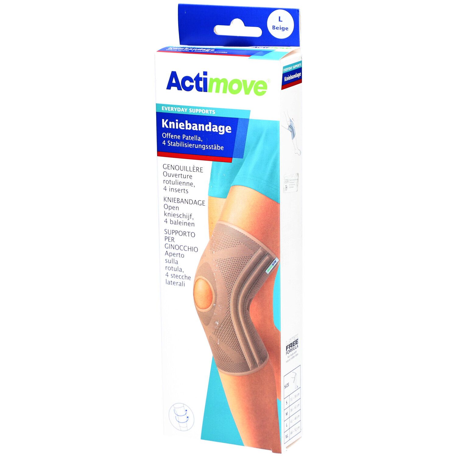 Actimove Everyday Support Kniebandage L off Patel 1 St Bandage(s)