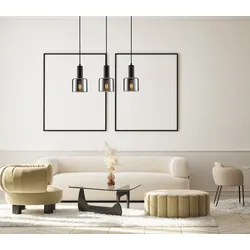 Italux PND-65342-3-BK+SG Pendelleuchte Santia E27