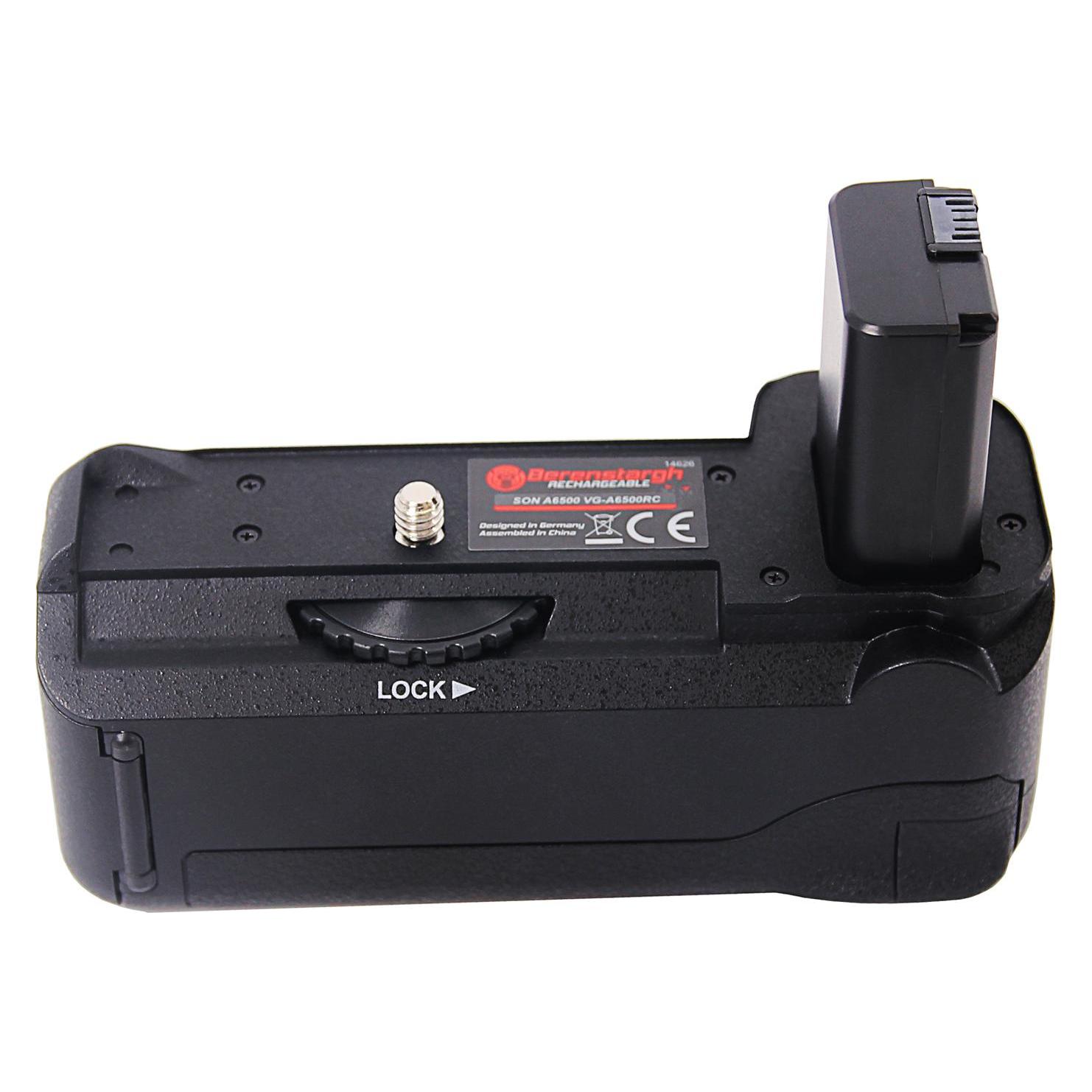 Berenstargh Batteriegriff VG-A6500 für Sony A6500 für NP-FW50 Akku inkl. Fernbedienung 2,4G (Batteriegriff) (61064164)
