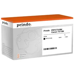 Prindo, Toner, kompatibel mit Canon 731 BK (BK)