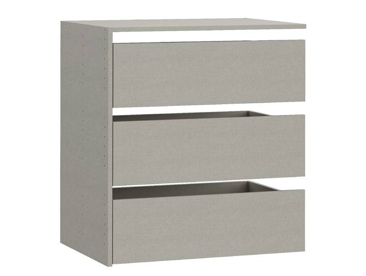 Schubladeneinsatz 72cm Grau Spanplatte, foliert