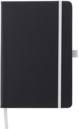 Carnet personnalisable A5 en PU Charlene caoutchouc polyester PU blanc