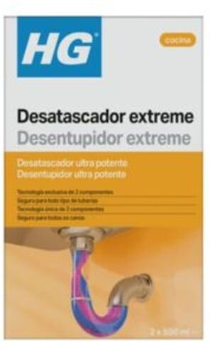 HG Desentupidor Extreme   2 x 500 ml