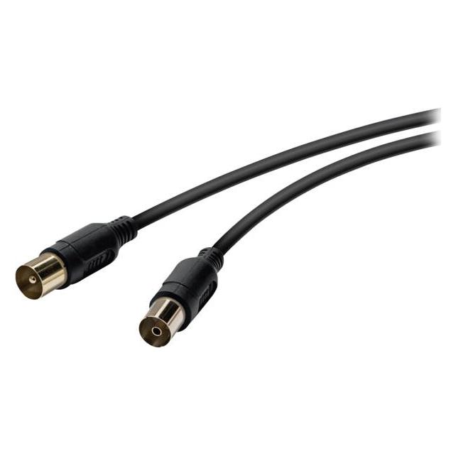 Vivanco TV / Radio Antennenkabel 90dB, 15m (90 dB, Antennenkabel) (VVACABMF1500K)