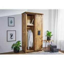 Schrank Mango 100x60x190 natur lackiert RAILWAY #116