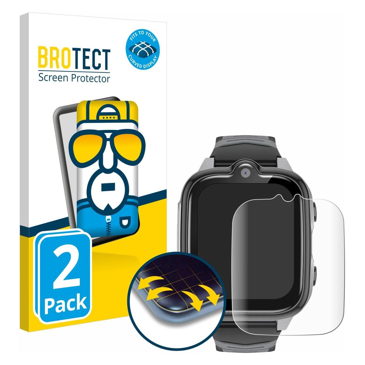 Brotect Fullscreen Schutzfolie Displayschutz Folie Klar Transparent (5158001)