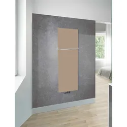 Zehnder Design-Heizkörper Fina Lean Bar elektrisch, 1800x48x500 mm, Beige Quartz, schlankes Design mit Handtuchhalter
