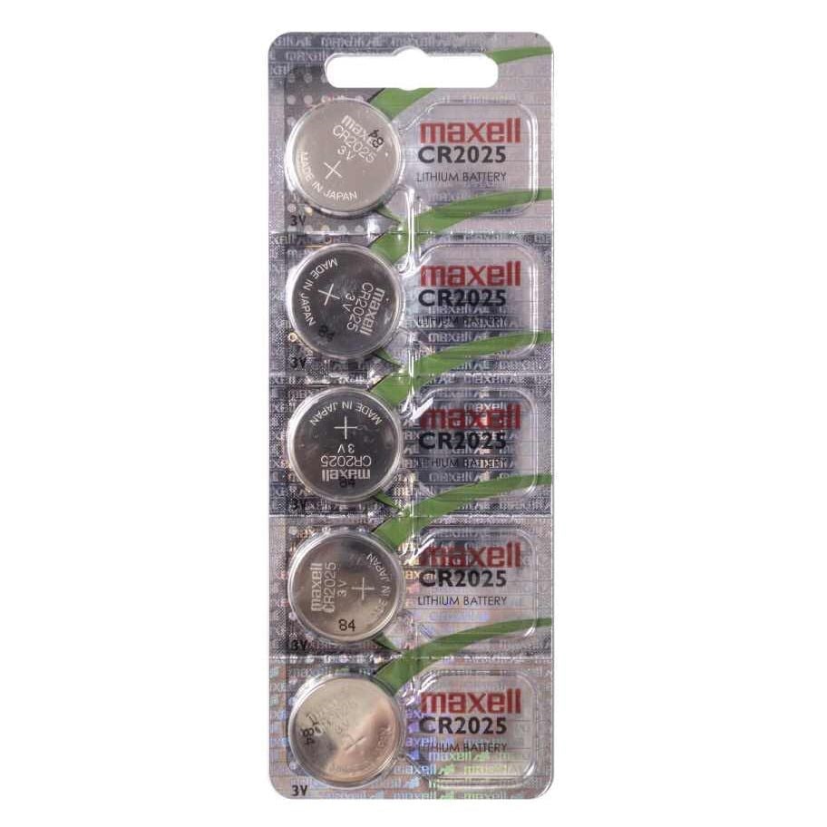 Maxell CR2025 Lithium Knopfzelle 3V 5er Blister