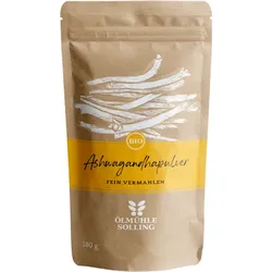 Bio Ashwagandha Pulver 180 g | fein vermahlen
