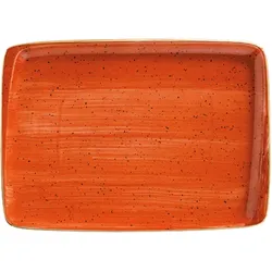 6 x Bonna Aura Terracotta Moove Platte 36x25cm
