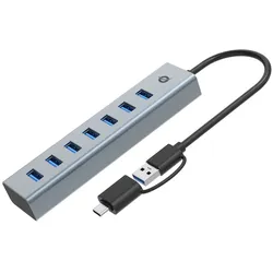 Conceptronic HUBBIES21G 7-Port-USB 3.0-Hub, 5Gbps, USB-A x 7