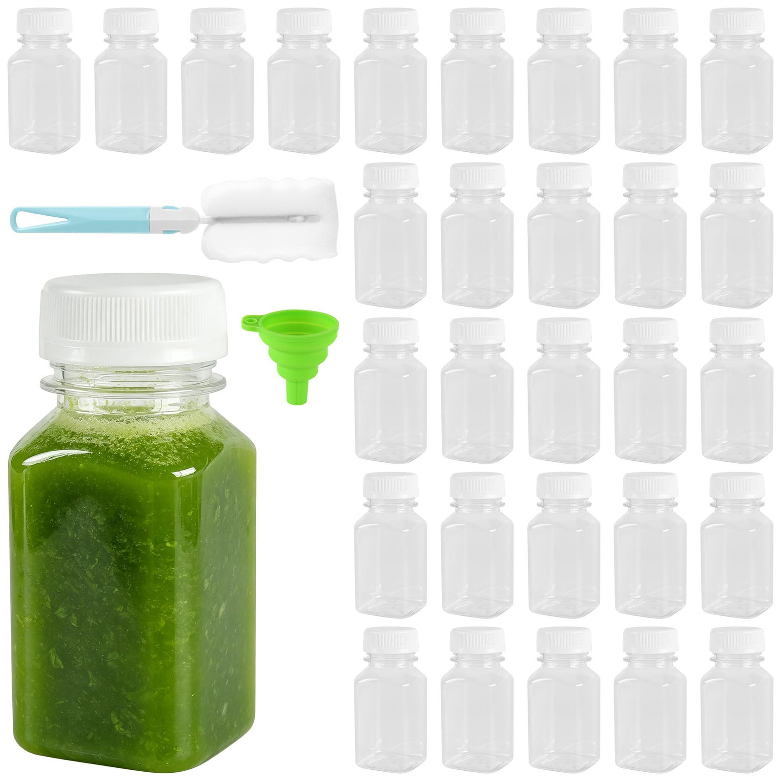Dripio Verpakking van 30 plastic sapflessen van 150 ml met veiligheidsdop