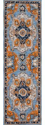 Momeni Ibiza Hand-tufted Traditional Medallion Wool Area Rug.